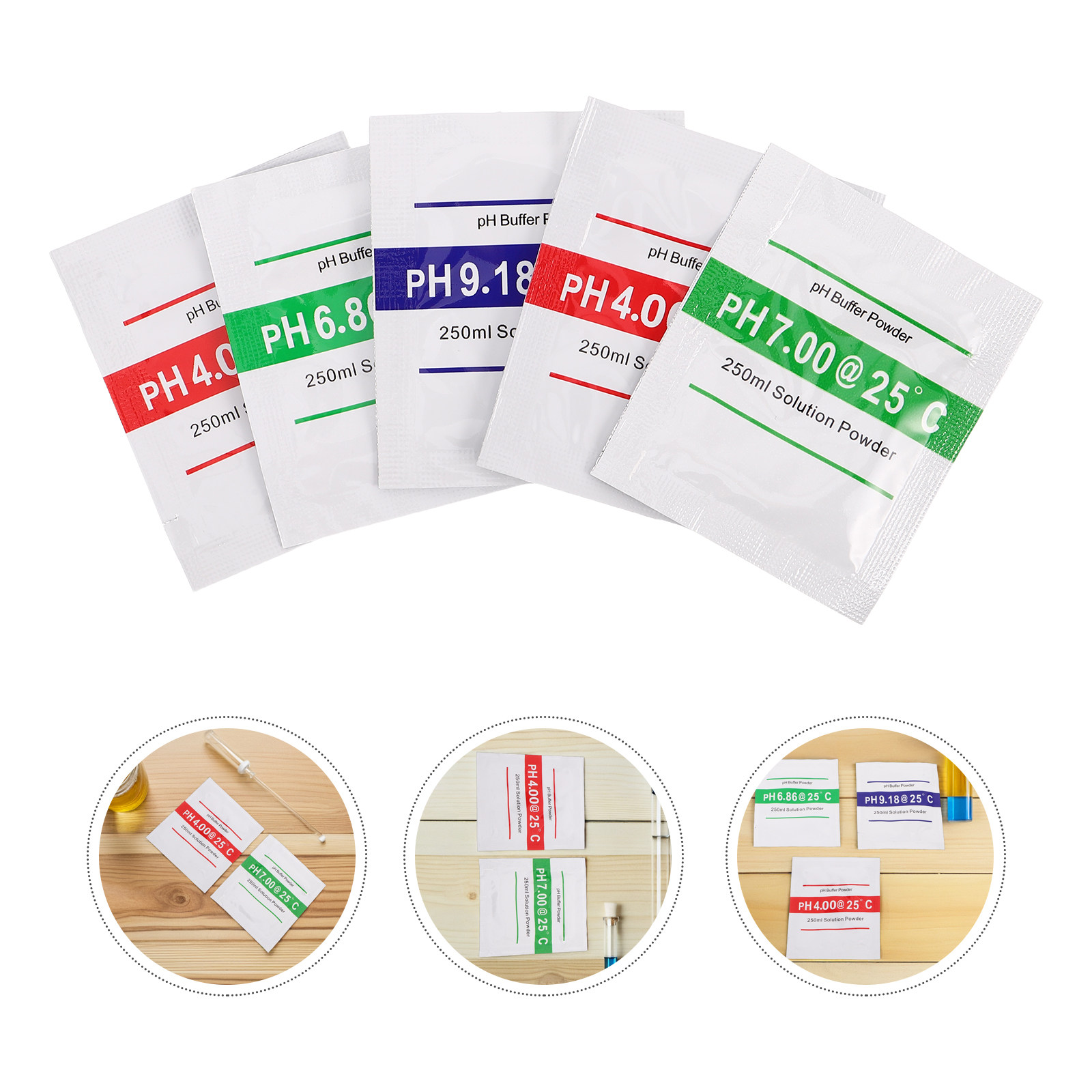 Ph Meter - ชุดผงปรับเทียบค่า PH 20 ซอง ผงบัฟเฟอร์ที่แม่นยำสำหรับเครื่องวัดค่า PH