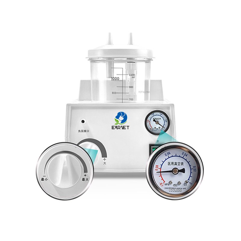 Suction Machine Medical - อุปกรณ์สัตวแพทย์ เครื่องมือแพทย์ไฟฟ้าแบบเคลื่อนที่ เครื่องดูดเสมหะแบบพกพาสำหรับโรงพยาบาล