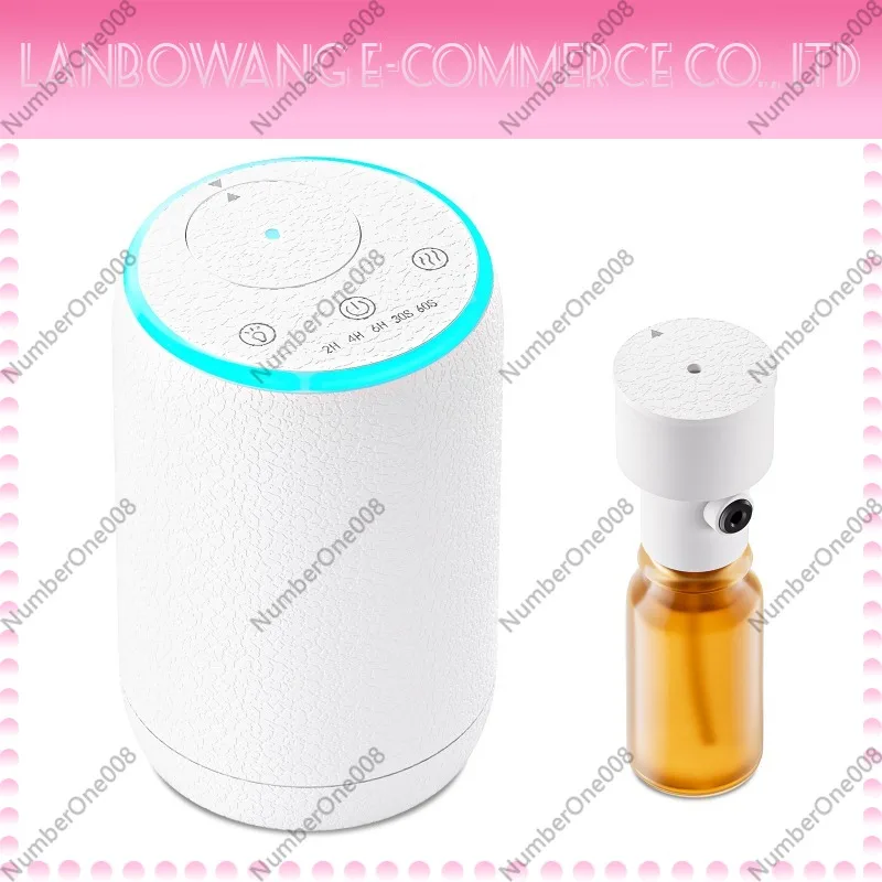 Nebulizer Machine - เครื่องกระจายกลิ่นหอมแบบละอองเย็น, เครื่องพ่นน้ำมันหอมระเหยแบบเงียบ, เครื่องฟอกอากาศในรถยนต์และบ้านแบบ USB สีขาว