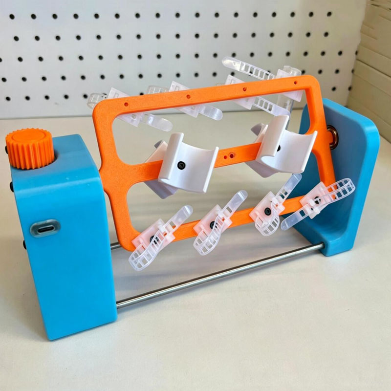 Medical Lab Technology - เครื่องผสมแบบหมุนแนวตั้งขนาดเล็กแบบพกพาสำหรับหลอดเก็บเลือดแบบแรงเหวี่ยง EP ขนาด 02-15 มล. 50