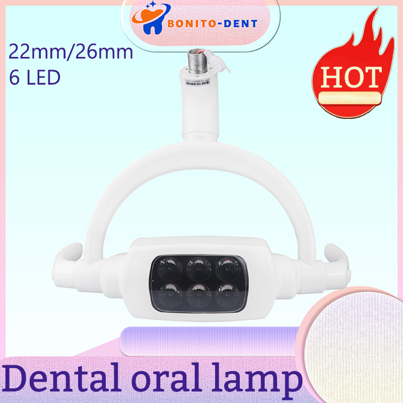Dental Chair Unit - ทันตแพทย์ศัลยกรรม LED 6 หลอดไฟผ่าตัดหน่วยทันตกรรมเก้าอี้โคมไฟปฏิบัติการช่องปาก LED ทันตกรรม