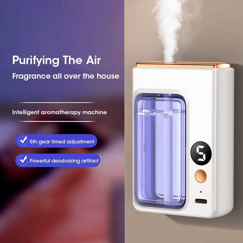 Nebulizer Machine - เครื่องหอมอัตโนมัติขนาด 40 มล. เครื่องกระจายกลิ่นน้ำมันหอมระเหยเครื่องพ่นยาน้ำหอมสำหรับห้องครัวและห้องน้ำกำจัดกลิ่น