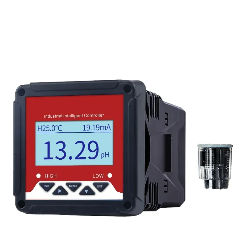 Ph Meter - เครื่องวัดวิเคราะห์น้ำดิจิตอลอุตสาหกรรมแบบมืออาชีพ พร้อมตัวควบคุมอัตโนมัติแบบอินไลน์ เซ็นเซอร์วัดค่า ORP EC และค่า