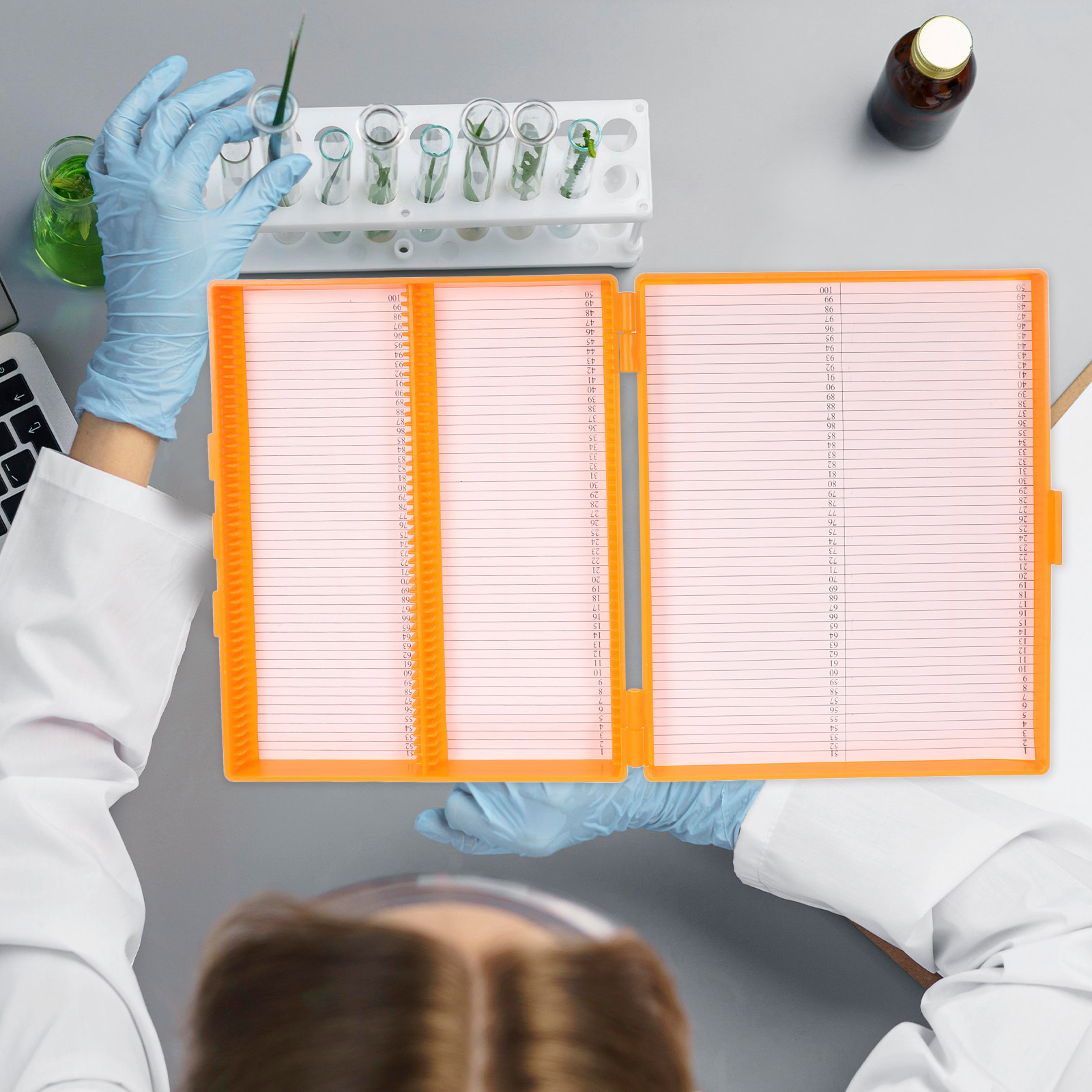 กล่องใส่สไลด์ไมโครสโคป 100 ชิ้ - Pathology Slide Storage บทวิจารณ์และราคา