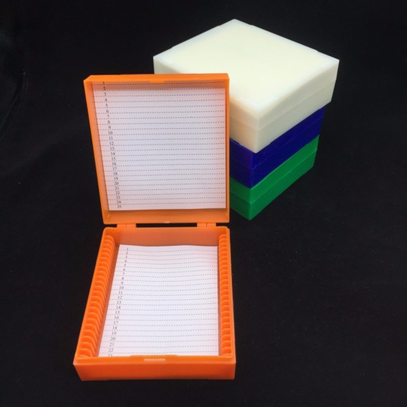 กล่องใส่สไลด์ไมโครสโคปพลาสติก  - Pathology Slide Storage บทวิจารณ์และราคา