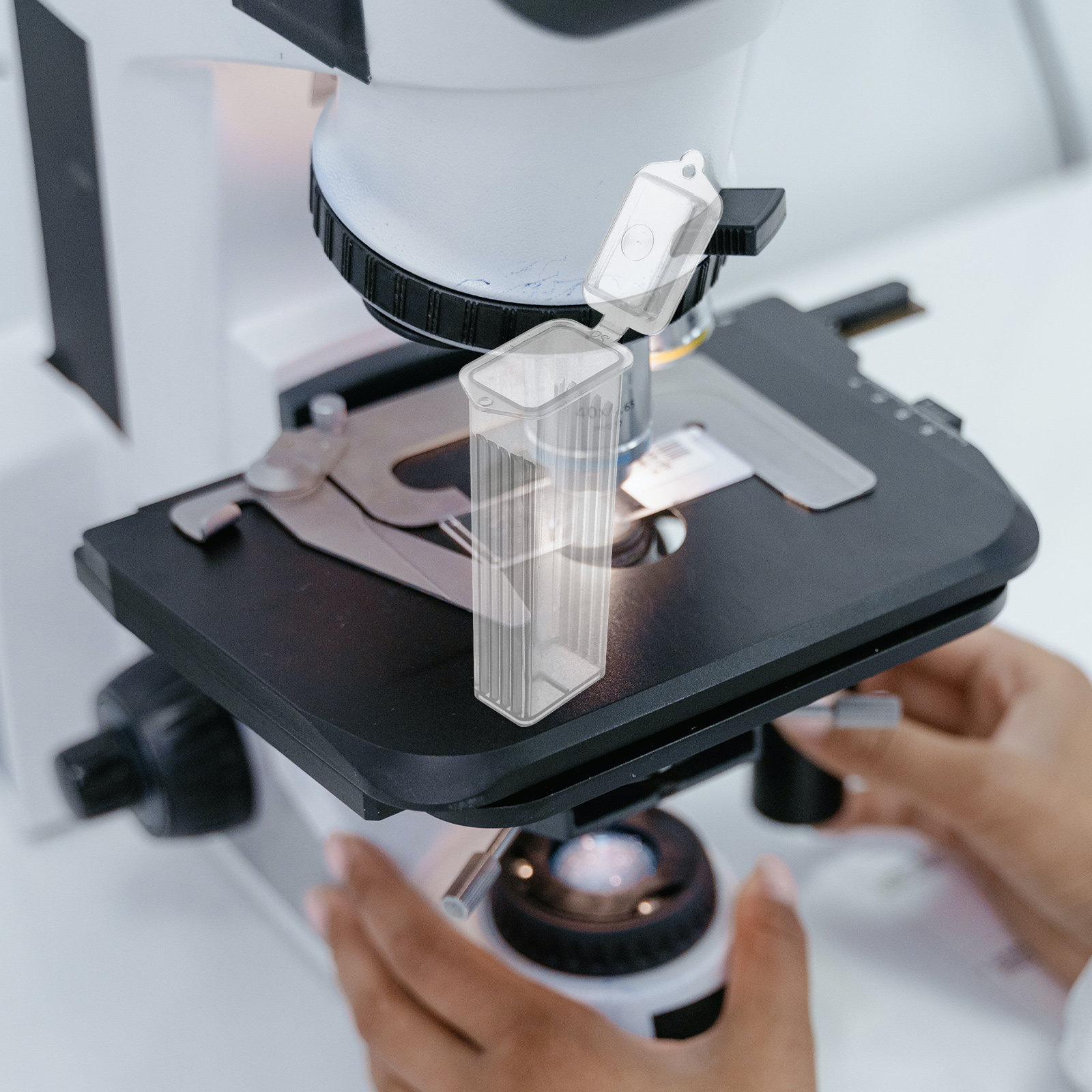 กล่องใส่สไลด์ 10 ชิ้น ทำจาก PP - Pathology Slide Storage บทวิจารณ์และราคา