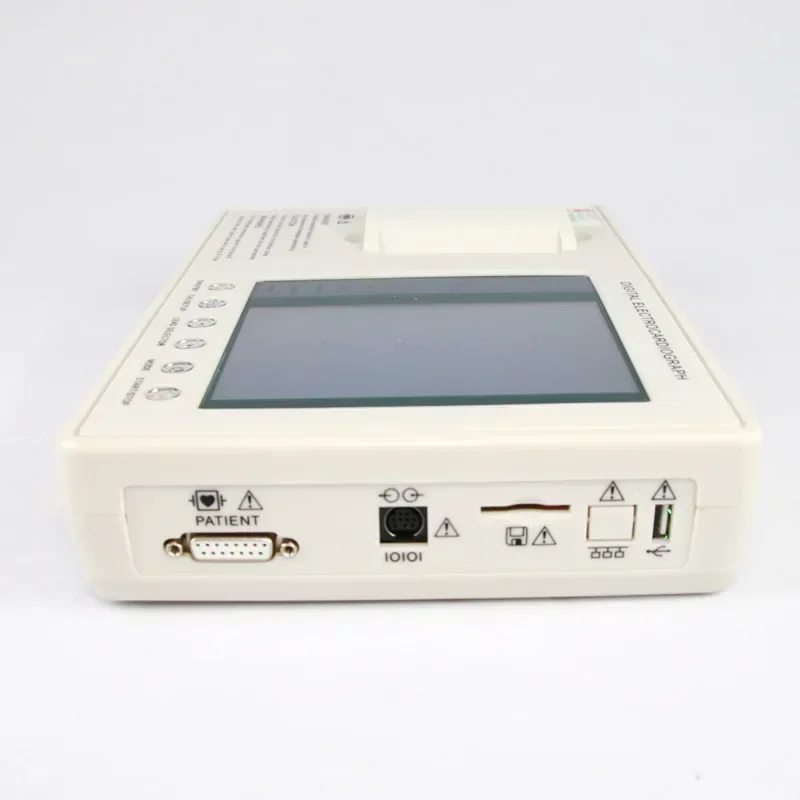 เครื่องบันทึกคลื่นไฟฟ้าหัวใจ ( - Ekg Ecg Machine Portable บทวิจารณ์และราคา