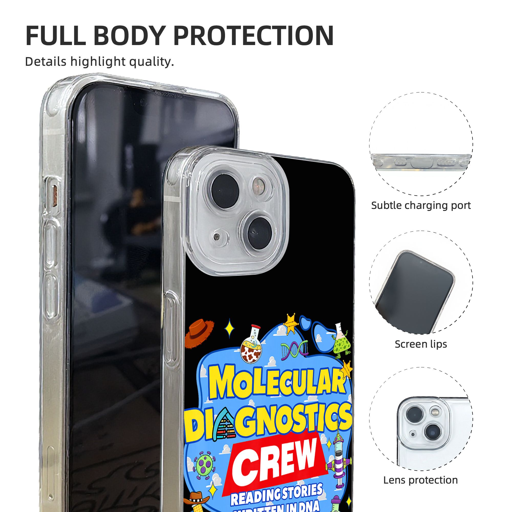 เคสโทรศัพท์กันกระแทกสำหรับ IPh - Medical Lab Diagnostics บทวิจารณ์และราคา