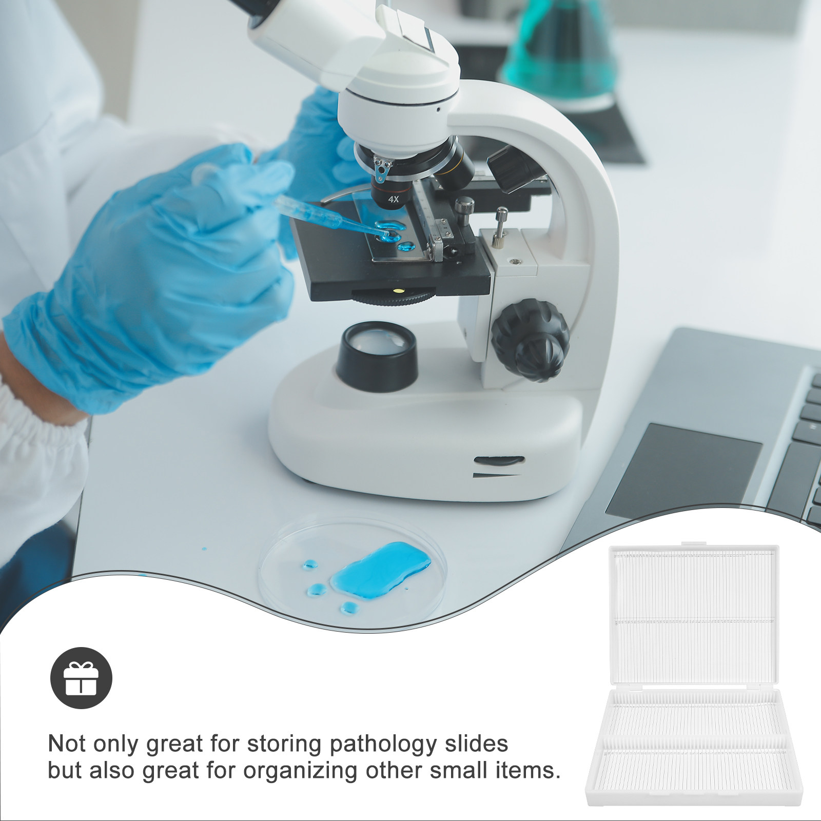 กล่องเก็บสไลด์พลาสติกสำหรับกล้ - Pathology Slide Storage บทวิจารณ์และราคา